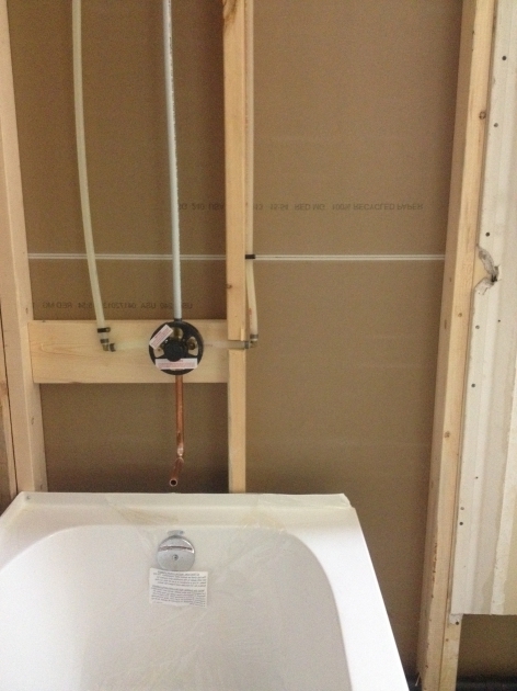Outstanding Installing A New Bathtub 41 How To Install A New Shower Valve Combathroomshower
