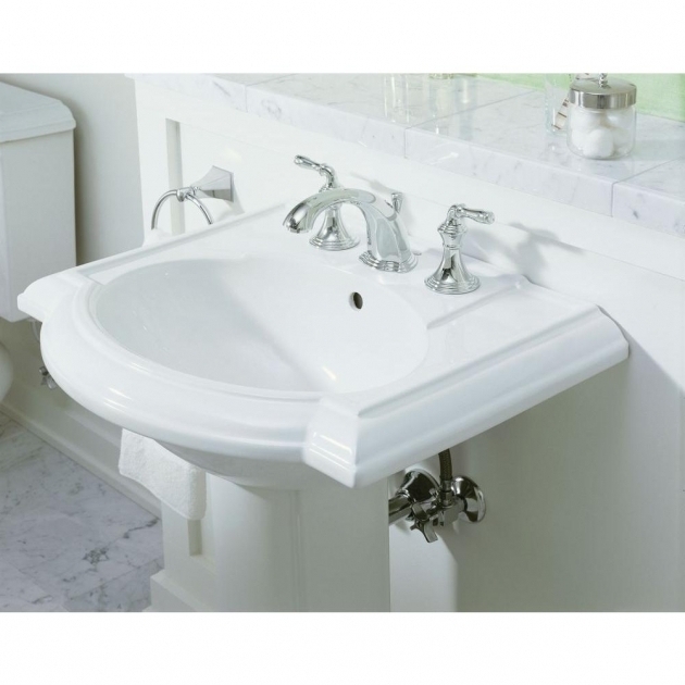 Picture of Kohler Devonshire Whirlpool Tub Bathroom Kohler Devonshire Kohler Widespread Lavatory Faucet